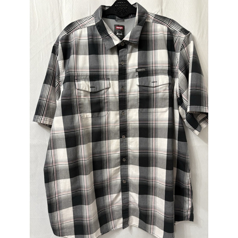 Mens Wrangler Short Sleeve Shirt Size‎ 2XL